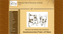 Desktop Screenshot of chihuahuaclubvictoria.com